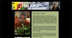 Desktop Screenshot of gardenerguy.net