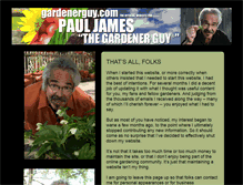 Tablet Screenshot of gardenerguy.net